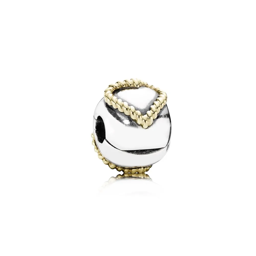 pandora braided heart clip 790599