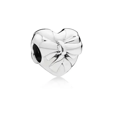 PANDORA Brilliant Heart Bow Charm - 797303