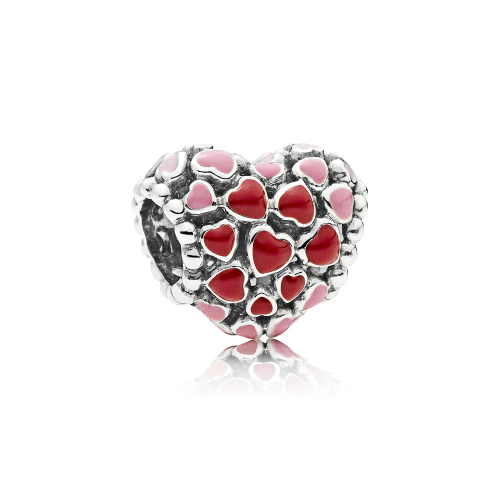 PANDORA Burst of Love Charm, Mixed Enamel - 796557ENMX