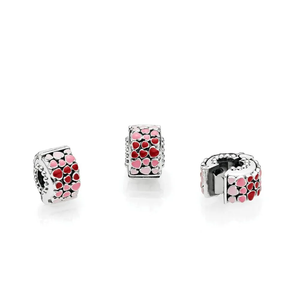 PANDORA Burst of Love Clip, Mixed Enamel - 796594ENMX