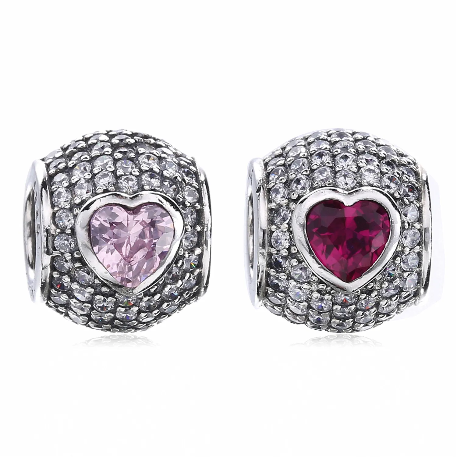 PANDORA Captivating Pavé Heart Charm - 791815CZS