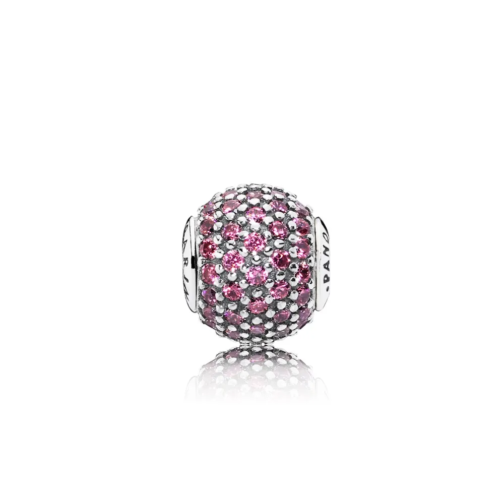 PANDORA CARING Charm, Pink CZ - 796058CZLR