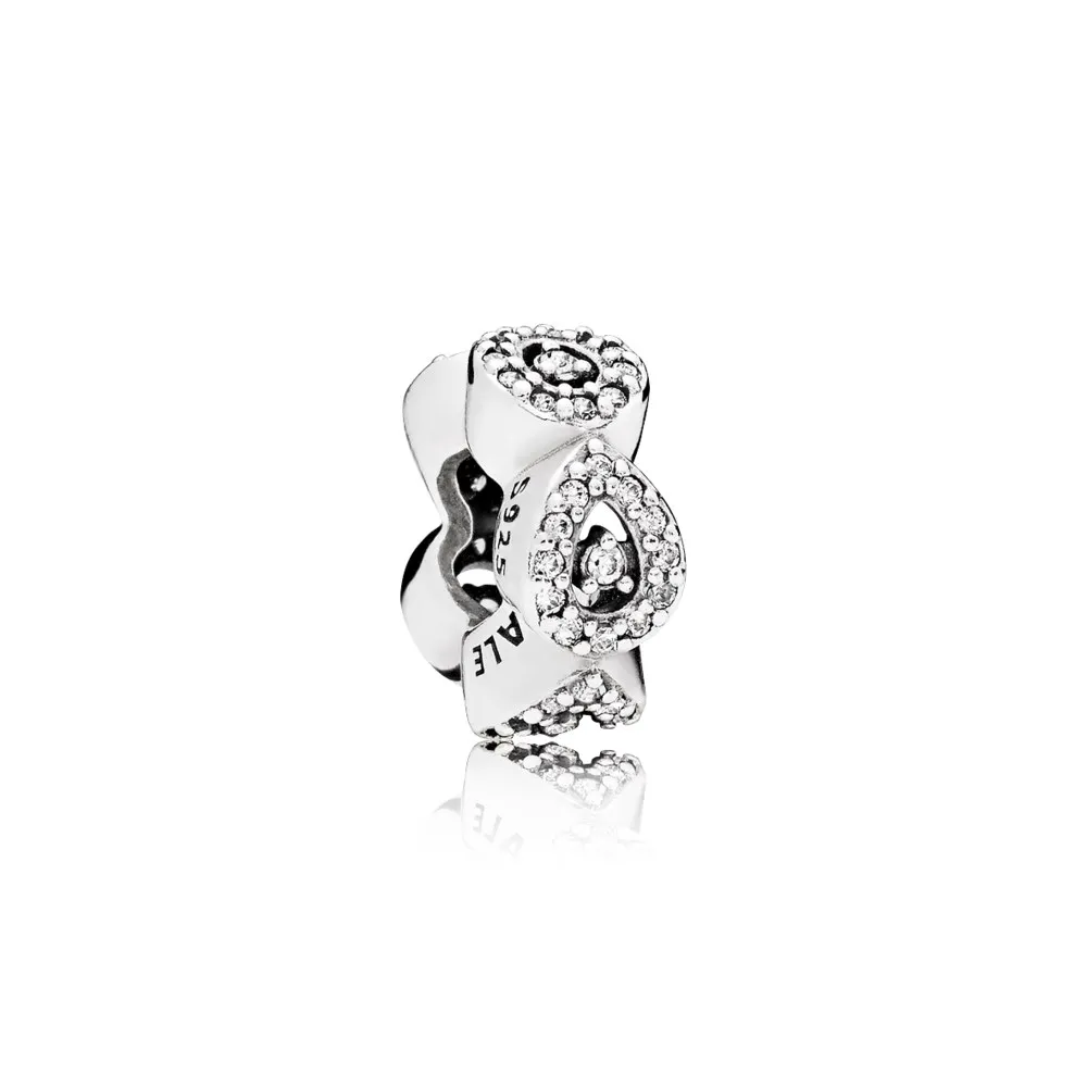 PANDORA Cascading Glamour Clear CZ Spacer - 796270CZ