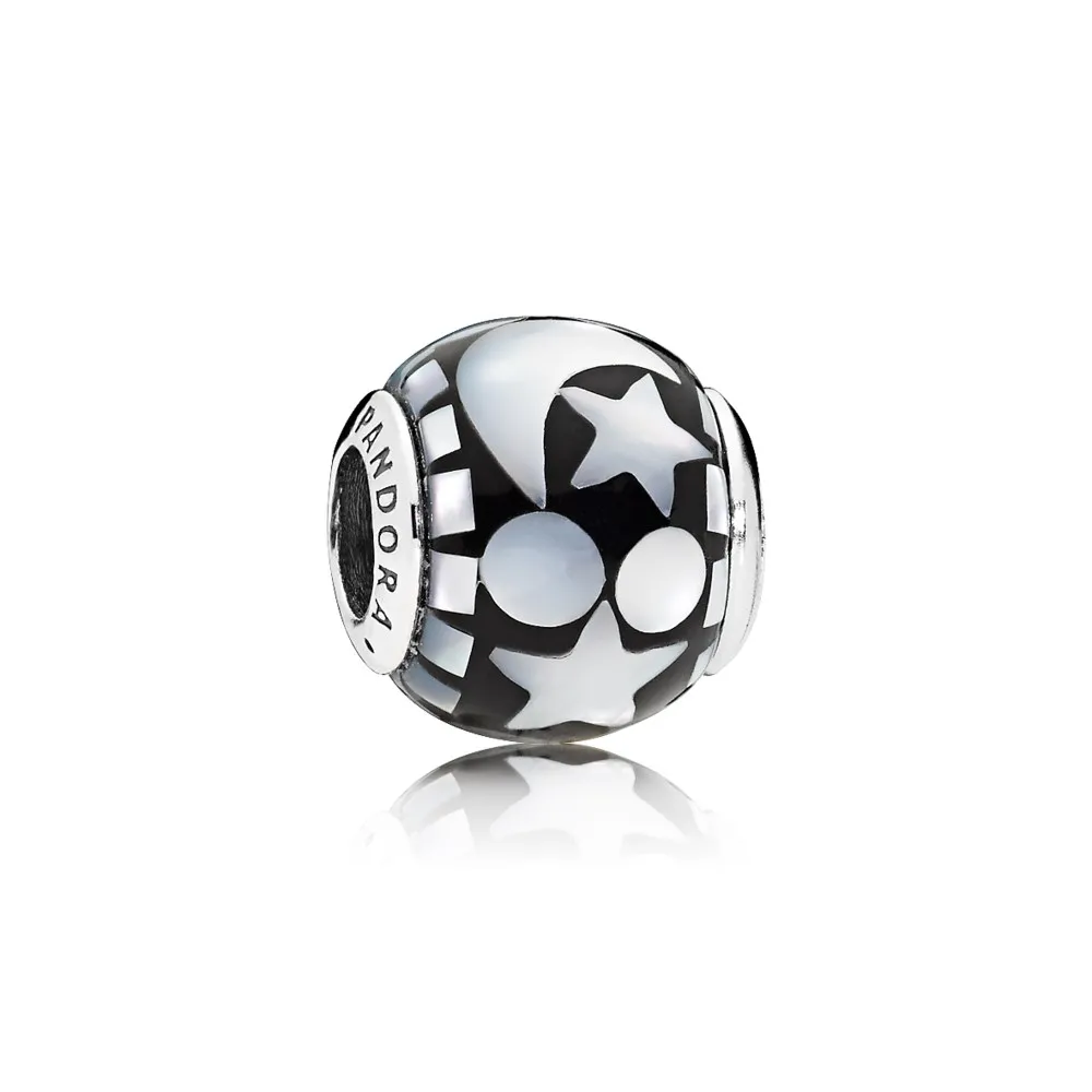 PANDORA Celestial Mosaic Charm, Black Acrylic & Mother-of-Pearl - 796400MMB