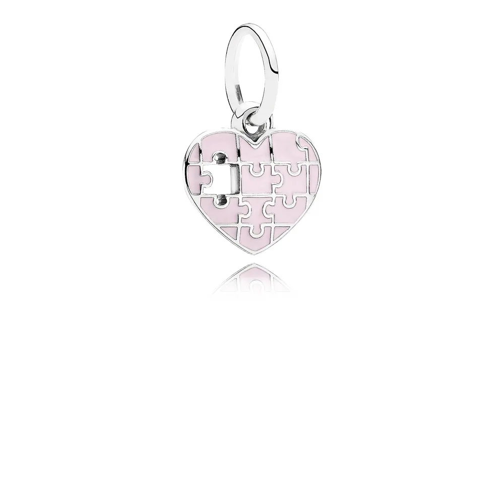 PANDORA Complete My Heart Pendant Charm - 791522EN68