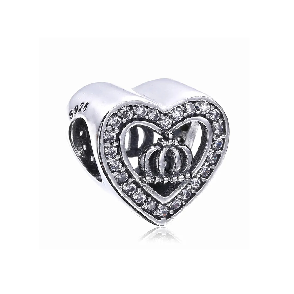 pandora crown heart charm px002741