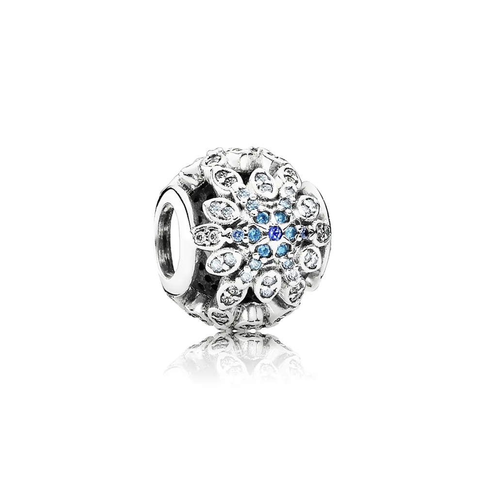 PANDORA Crystallised Snowflake Charm - 791760NBLMX