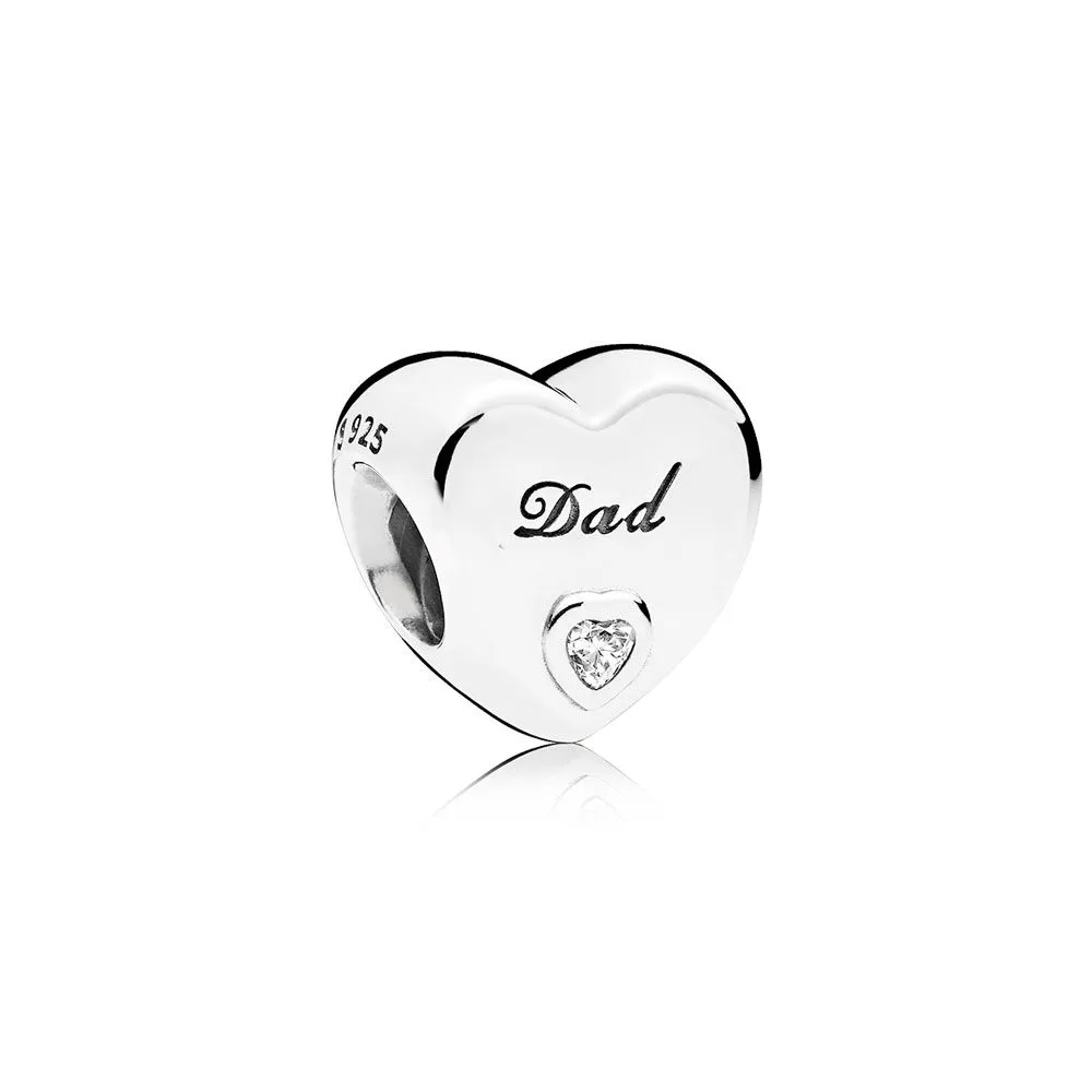 pandora dads love charm 796458cz