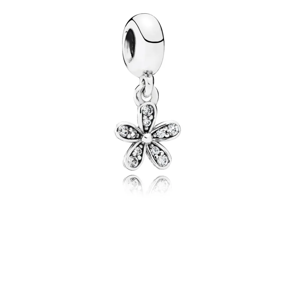 PANDORA Daisy Silver Pendant Charm - 791491cz