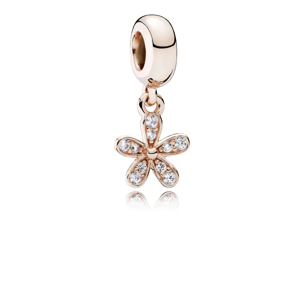 pandora dazzling daisy gold pendant charm 781491cz