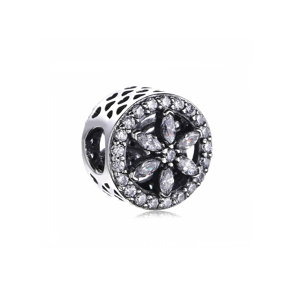 pandora dazzling snowflake charm clear cz px003071