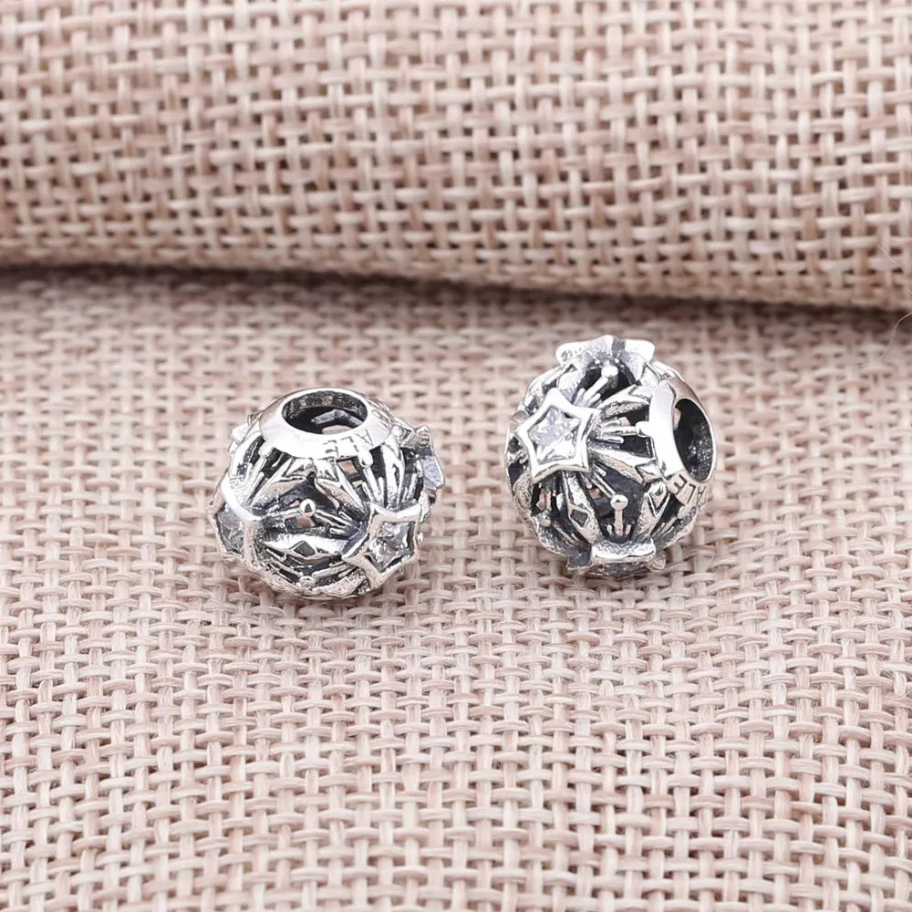 PANDORA Disney Frozen Snowflake Openwork Silver Charm With Cubic Charm - 791563CZ