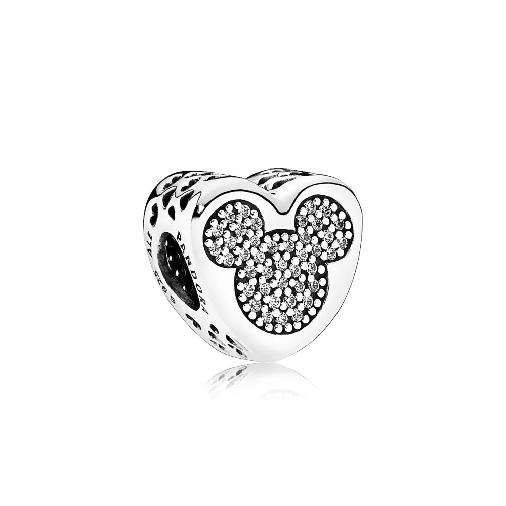 pandora disney mickey minnie true love charm 792050cz