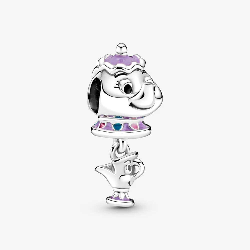 PANDORA Disney, Mrs. Potts & Chip Charm - 799015C01