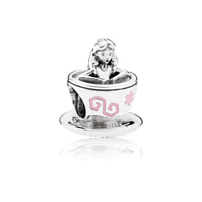 pandora disney parks alice in wonderland teacup charm 792126enmx