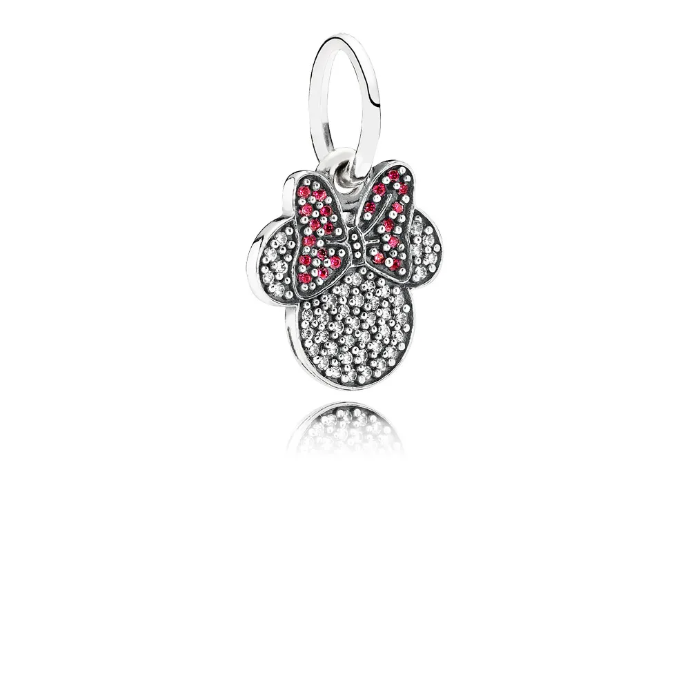 pandora disney sparkling minnie icon dangle 791447cz