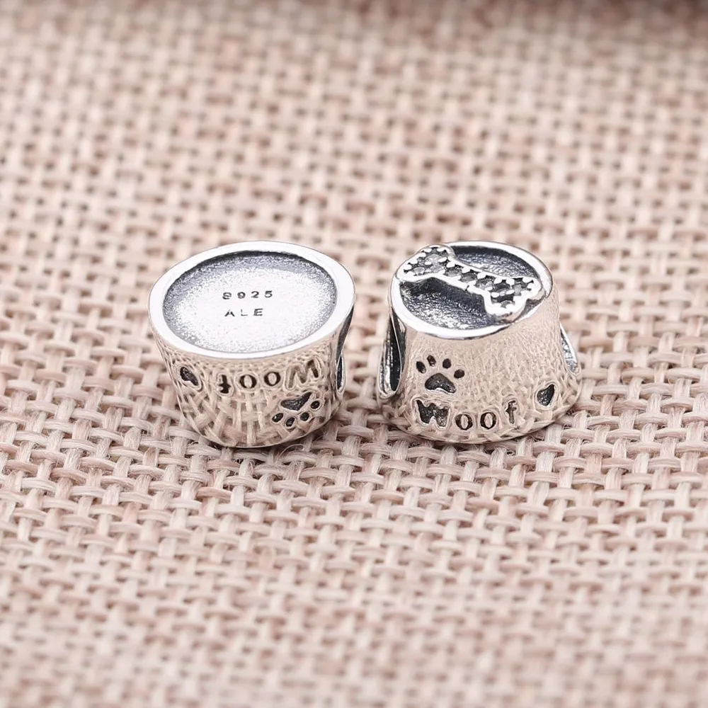 PANDORA Dog Bowl Charm - 791708CZ