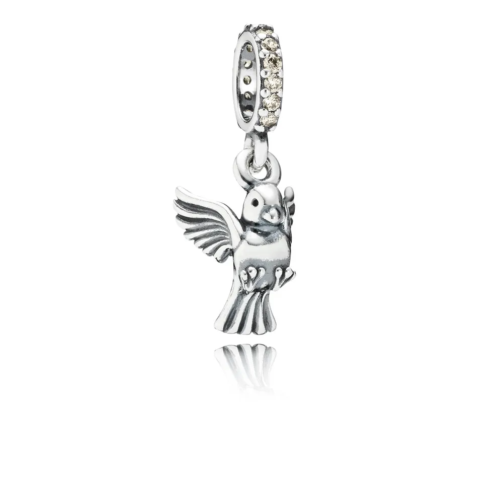 PANDORA Dove of Peace Pendant Charm - 791394CCZ