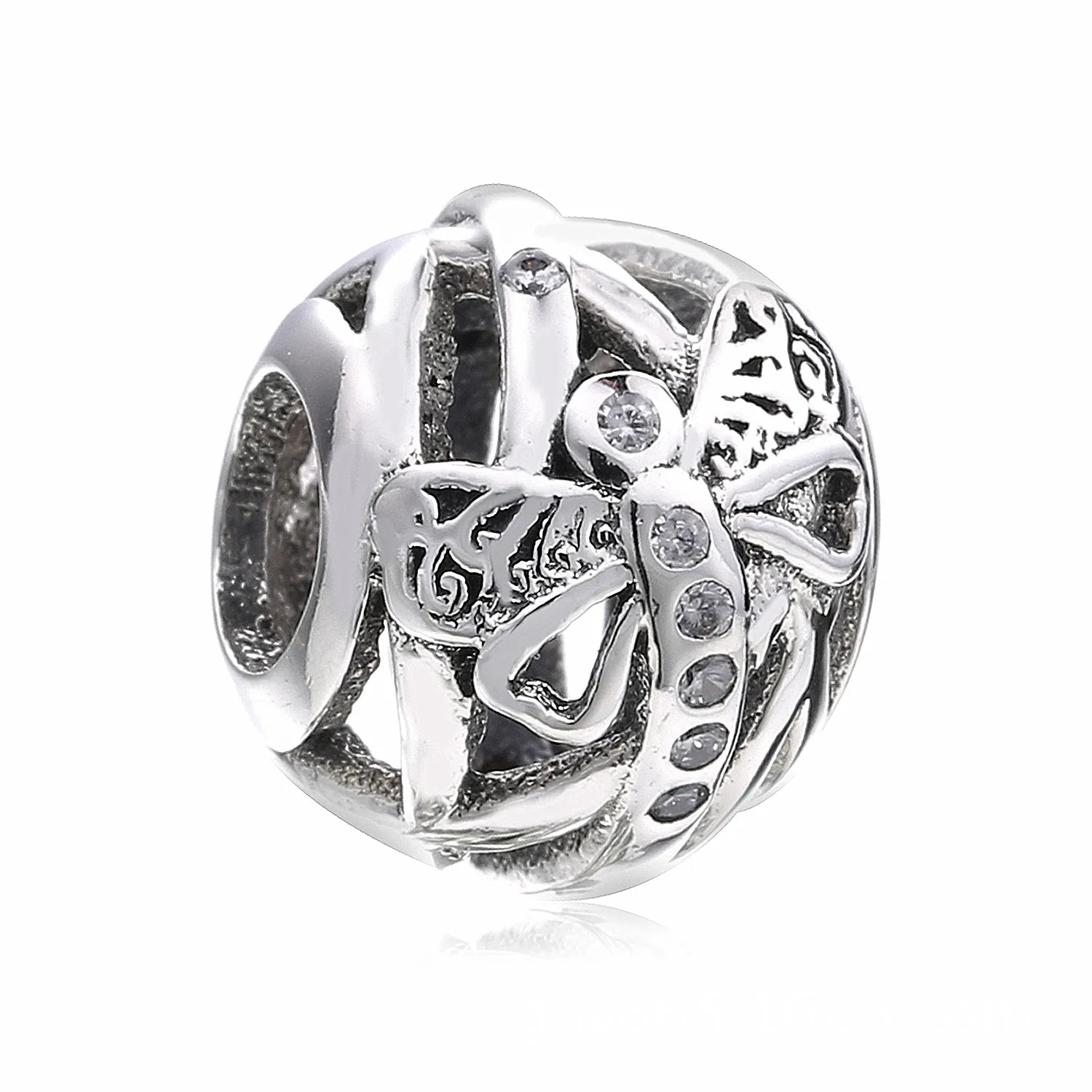 PANDORA Dreamy Dragonfly Charm, Clear CZ - 797025CZ