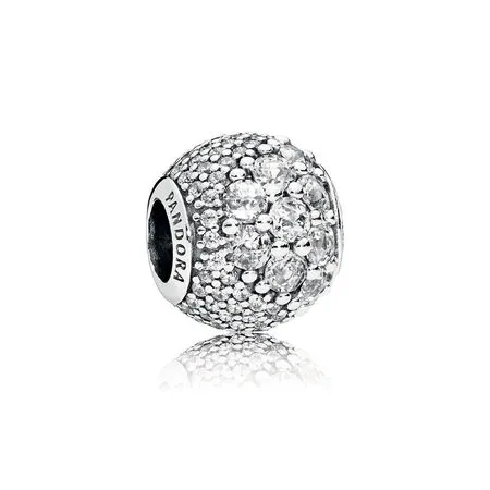 pandora enchanted pavé charm clear cz 797032cz