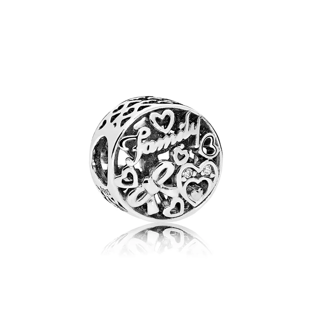 pandora family tribute clear cz charm 796267cz