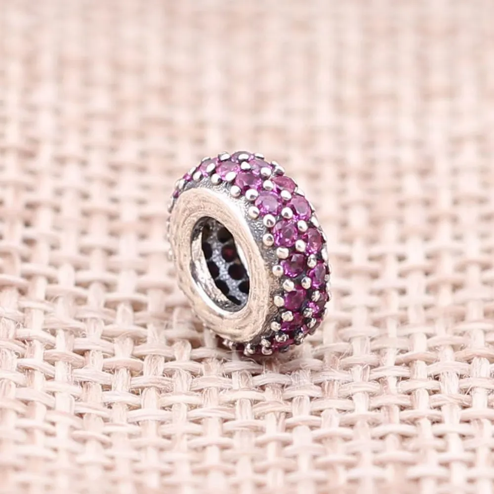 PANDORA Fancy Purple Pavé Inspiration Spacer Charm - 791359CFP