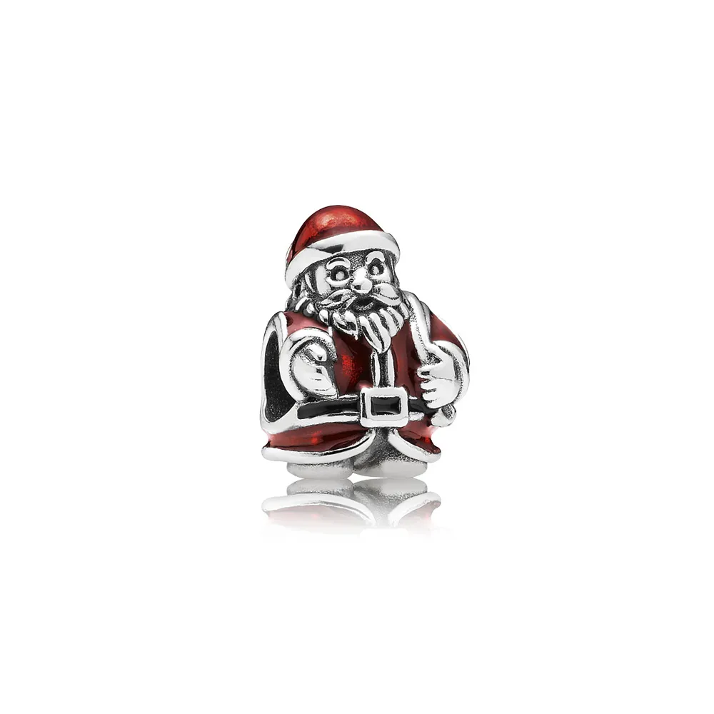 PANDORA Father Christmas Charm - 791231ENMX