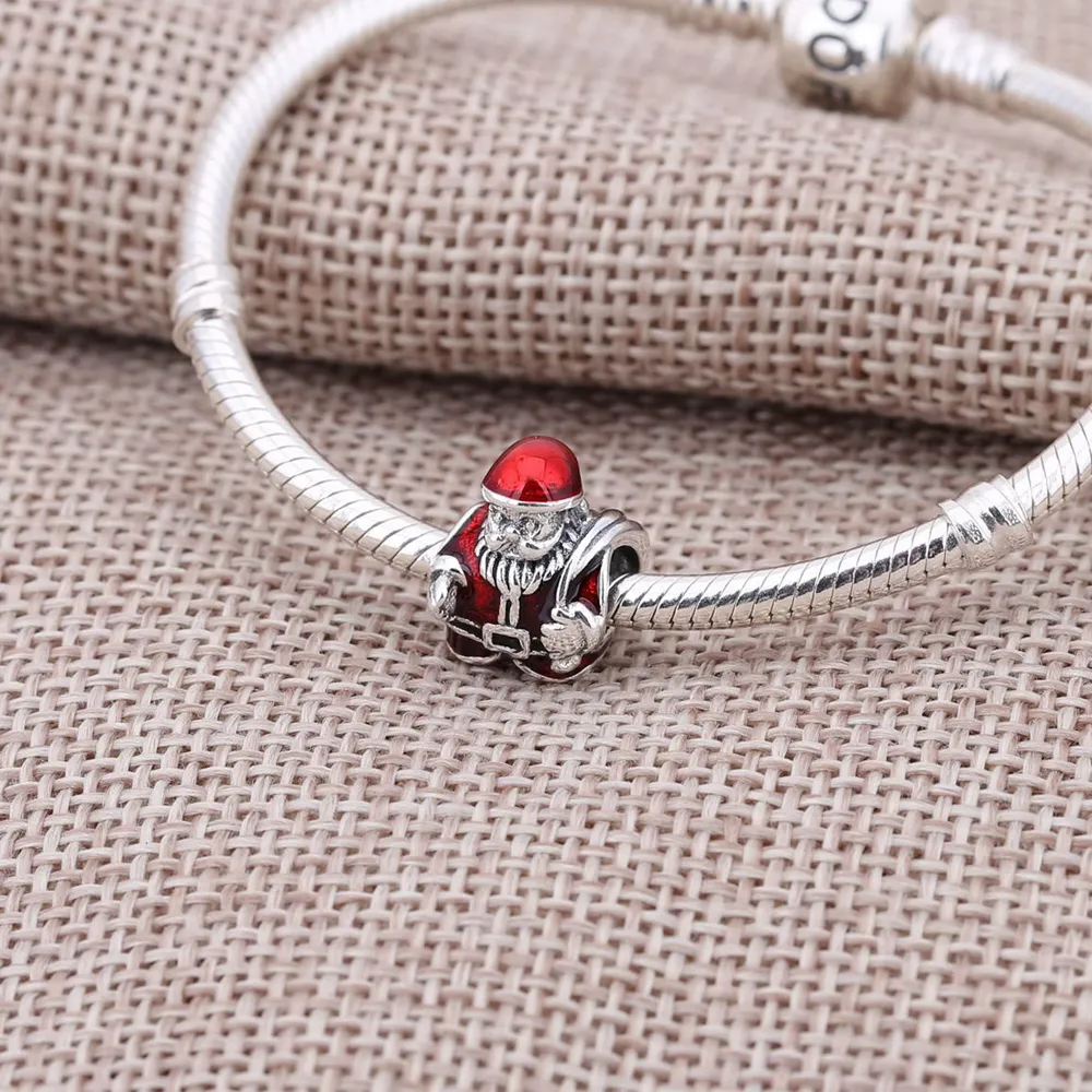 PANDORA Father Christmas Charm - 791231ENMX