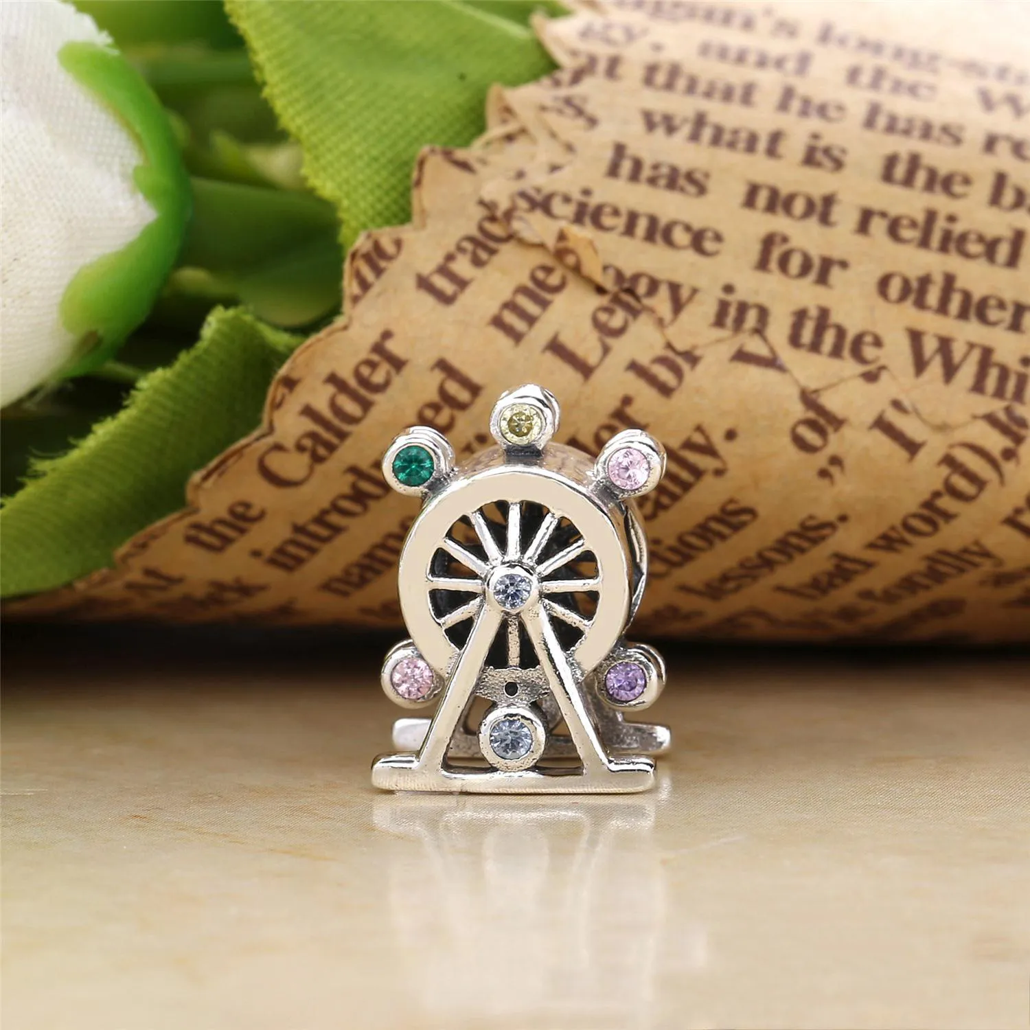 PANDORA Ferris Wheel Charm, Multi-Colored Crystal - 797199NLCMX