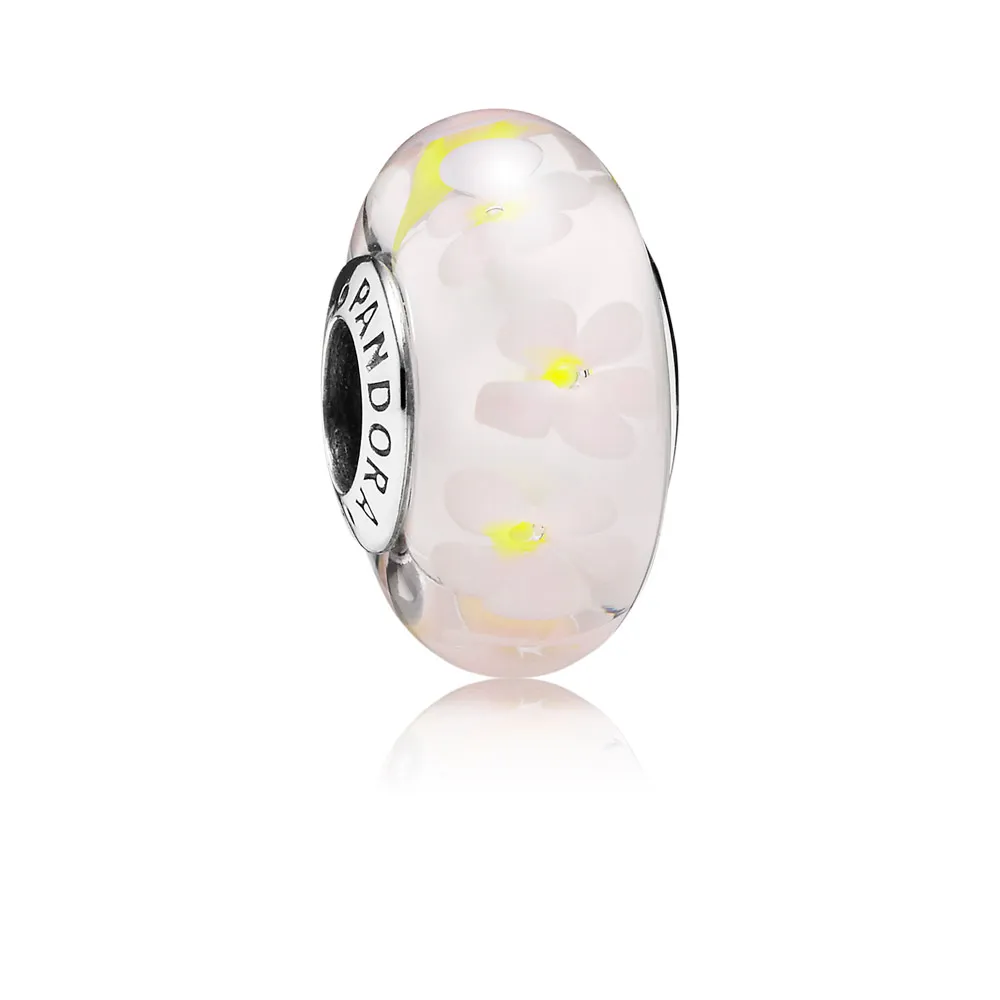 PANDORA Field of Daisies Murano Bead - 791623