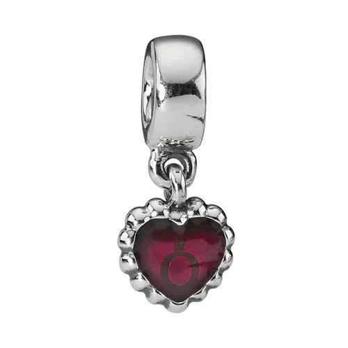 pandora forever fuchsia enamel pendant charm 790471en07