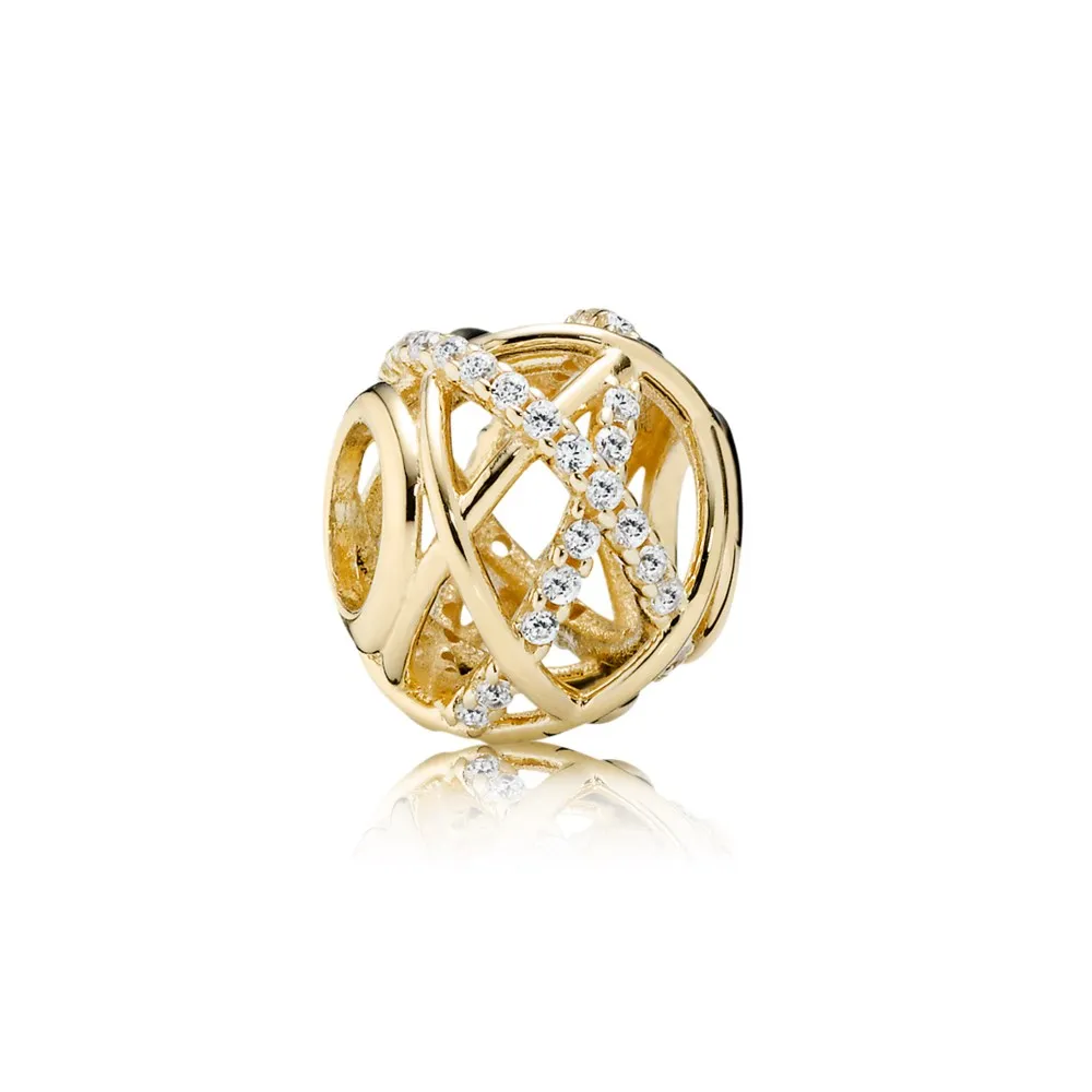 PANDORA Galaxy Charm, Clear CZ 14K Gold - 750827CZ