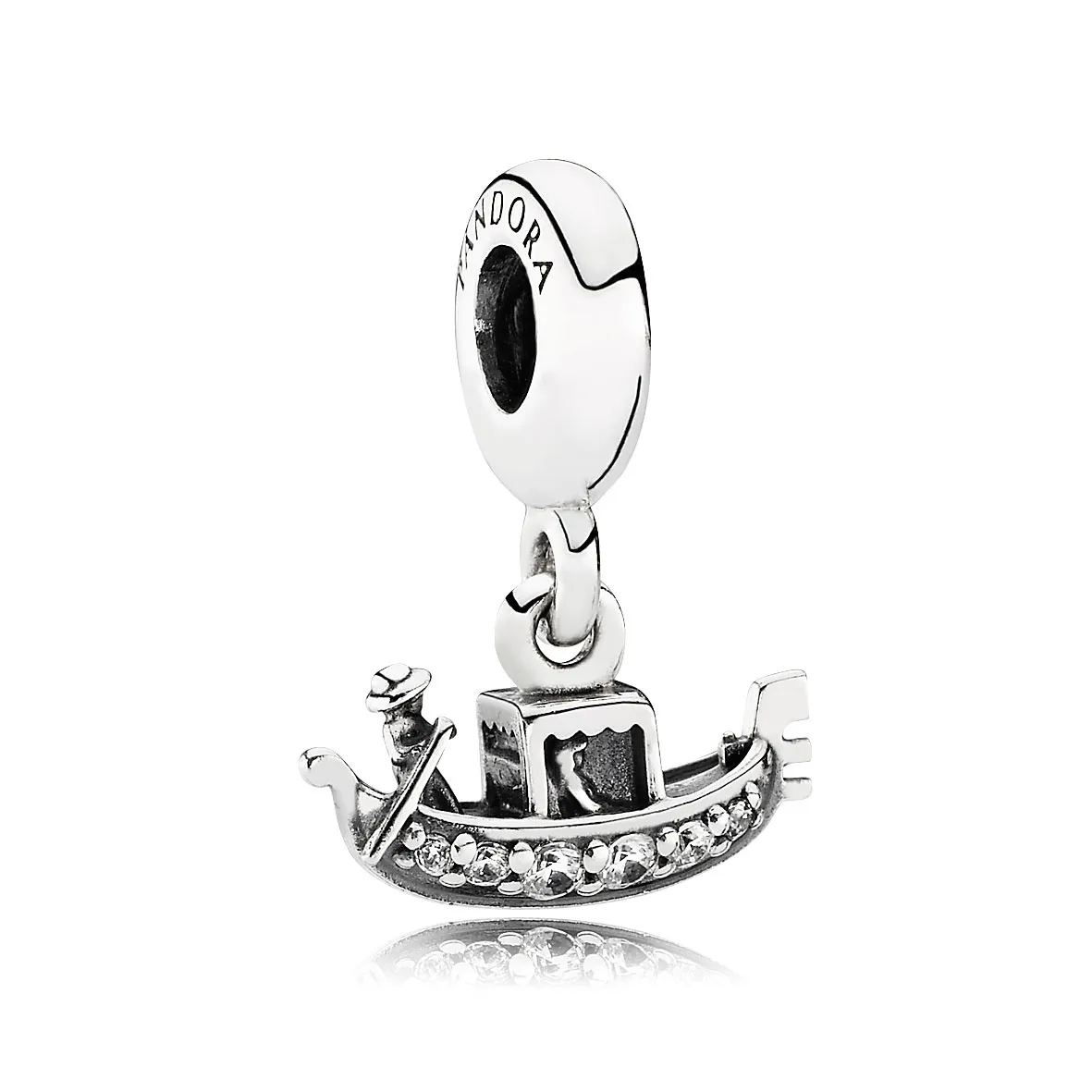 PANDORA Gondola, Clear Cz Pendant Charm - 791143CZ