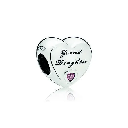 PANDORA Granddaughter's Love Charm, Pink CZ - 796261PCZ