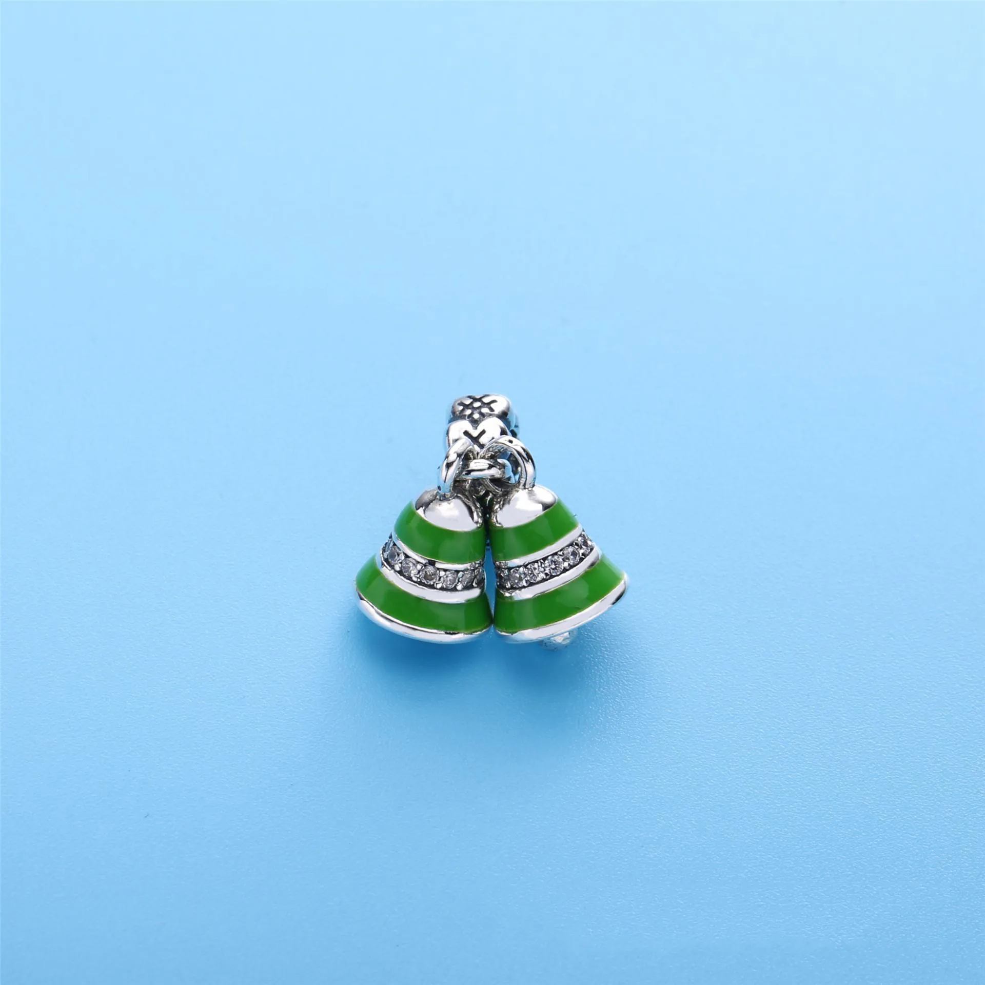 PANDORA Green Bells Pendant Charm - 791230A