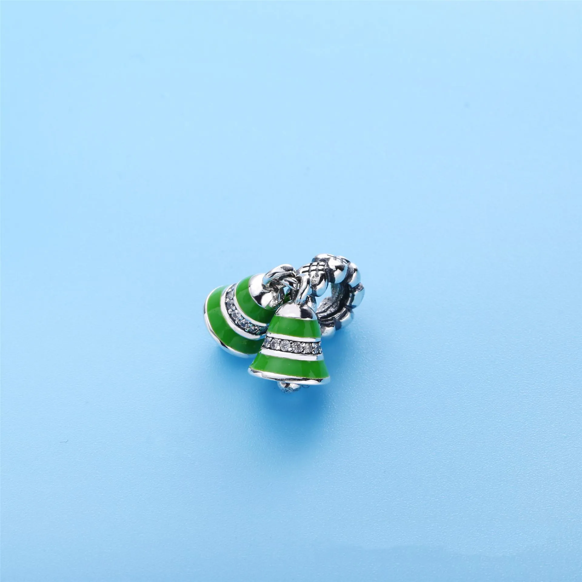 PANDORA Green Bells Pendant Charm - 791230A