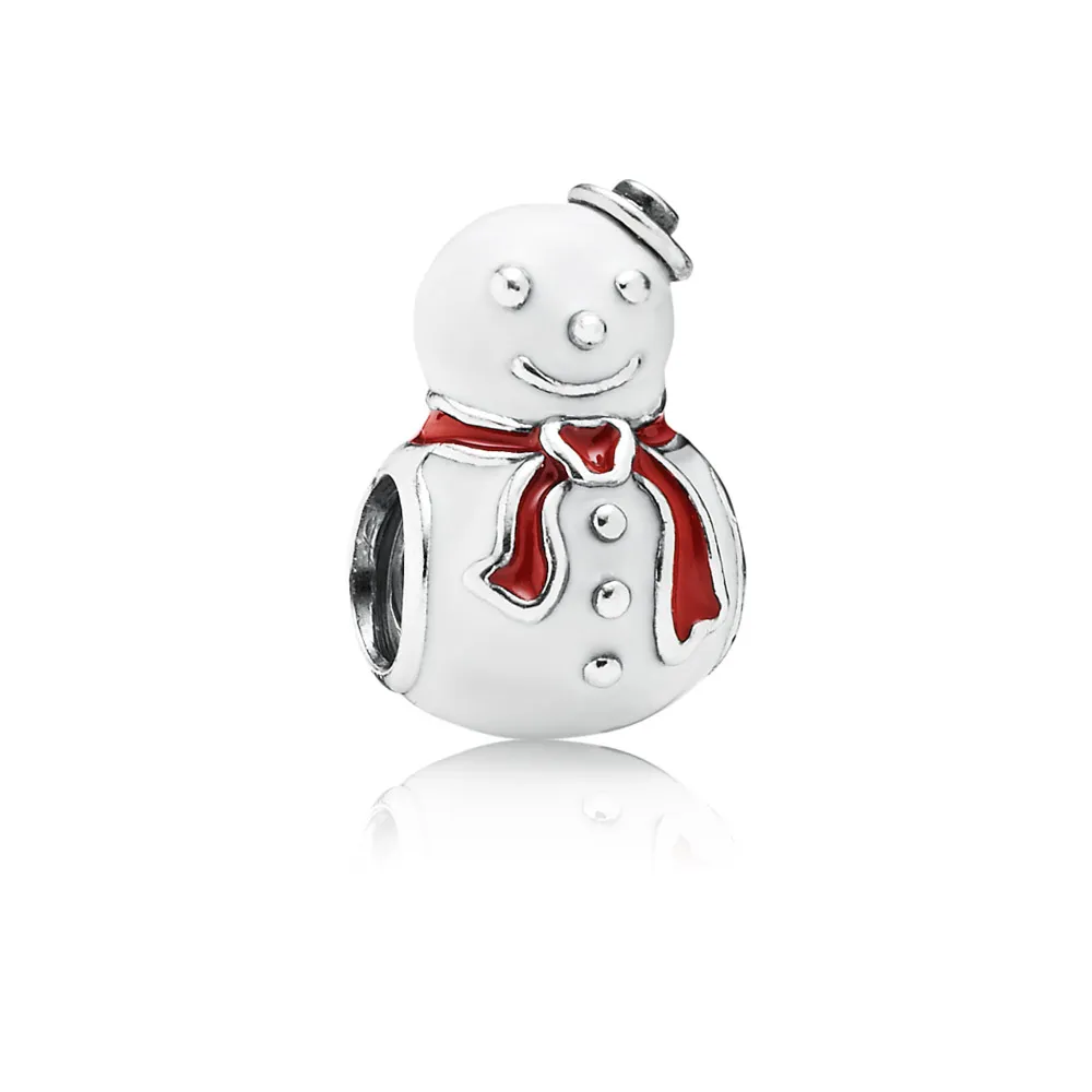 PANDORA Happy Snowman Charm - 791406ENMX