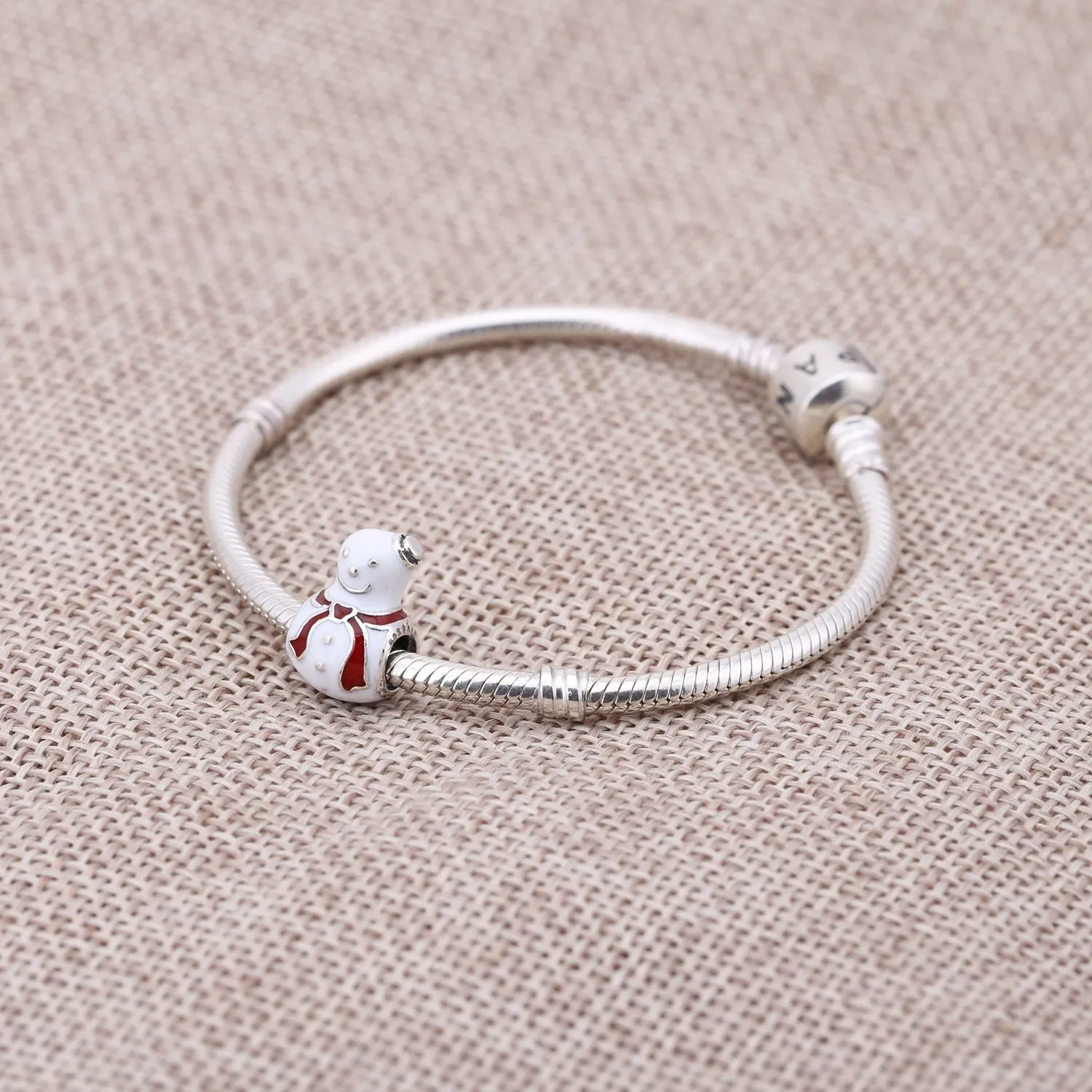 PANDORA Happy Snowman Charm - 791406ENMX