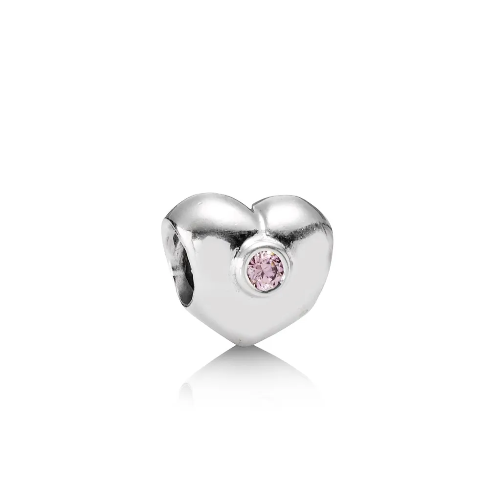 pandora heart charm pink cz 790134pcz