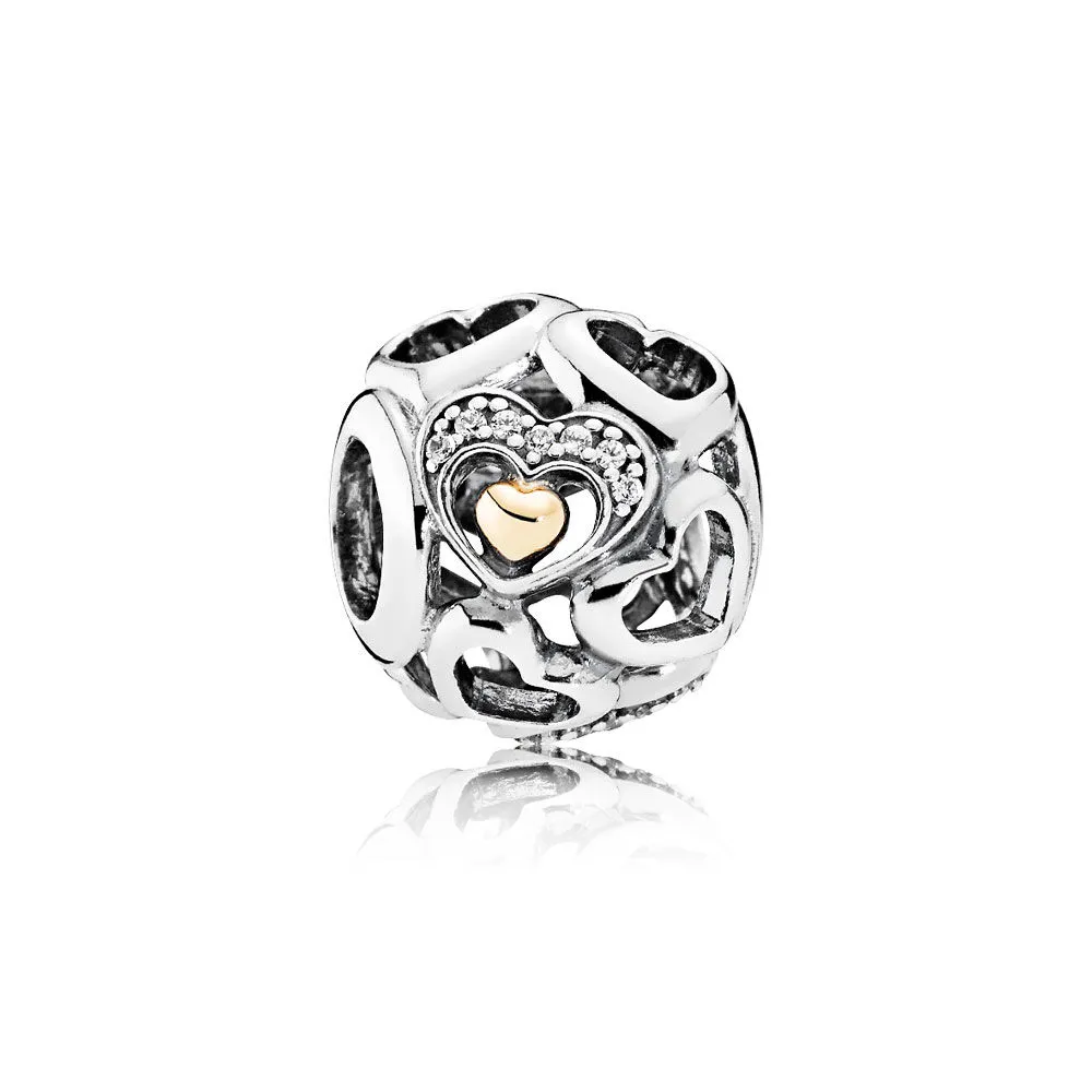 pandora heart of romance clear cz charm 792108cz