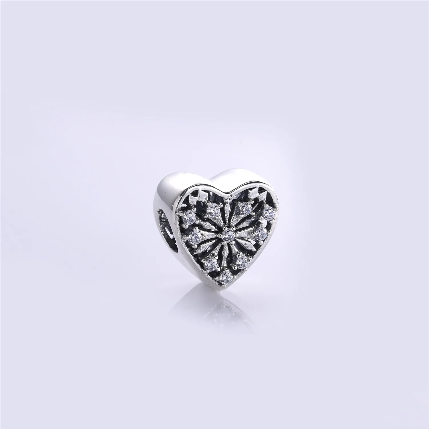 PANDORA Heart of Winter Charm, Clear CZ - 791996CZ