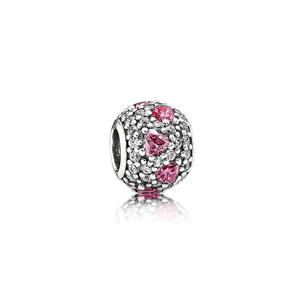 PANDORA Heart Pavé Gems Ball Charm - 791249CZS