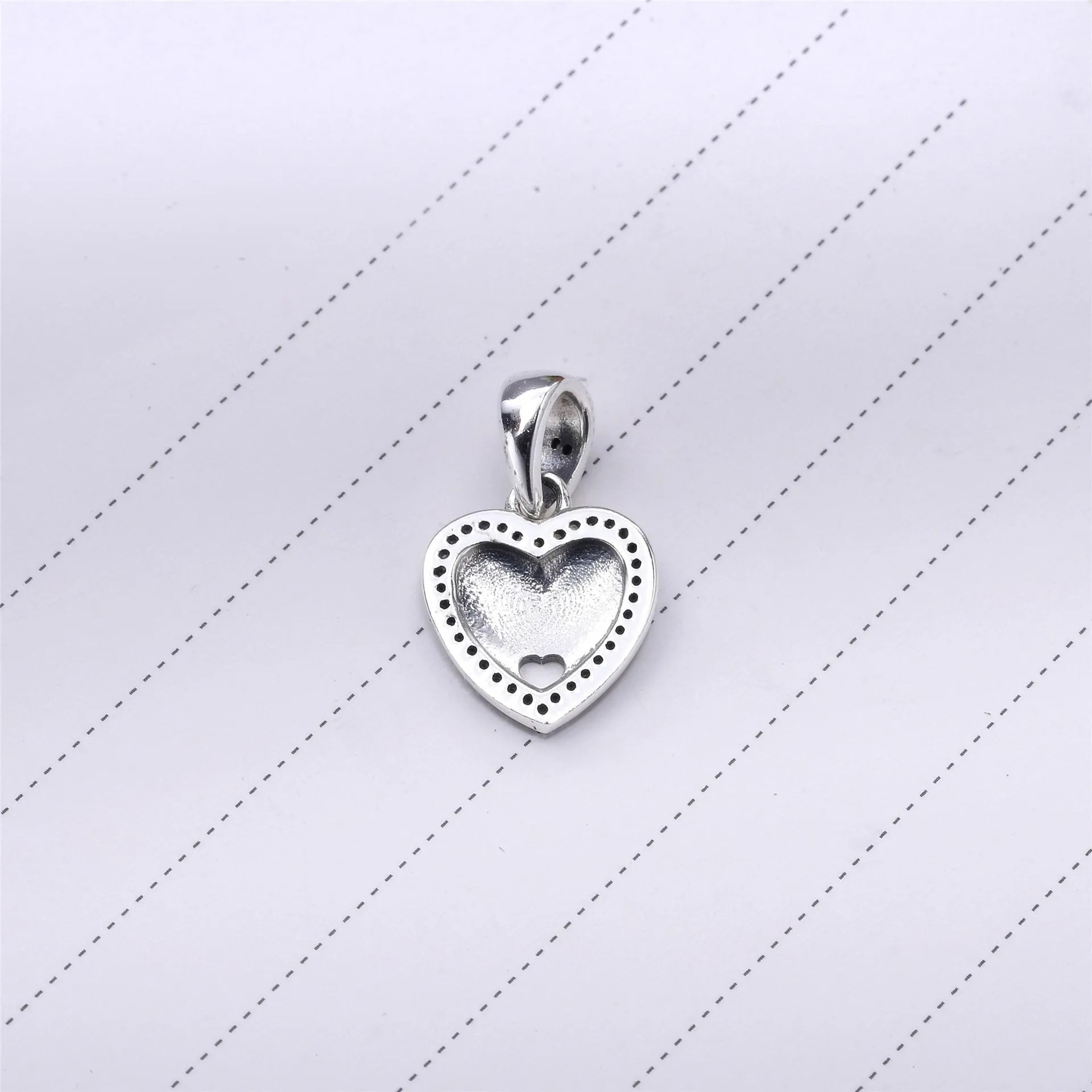 PANDORA Hearts of Friendship, Clear CZ Pendants Charm - 792147CZ