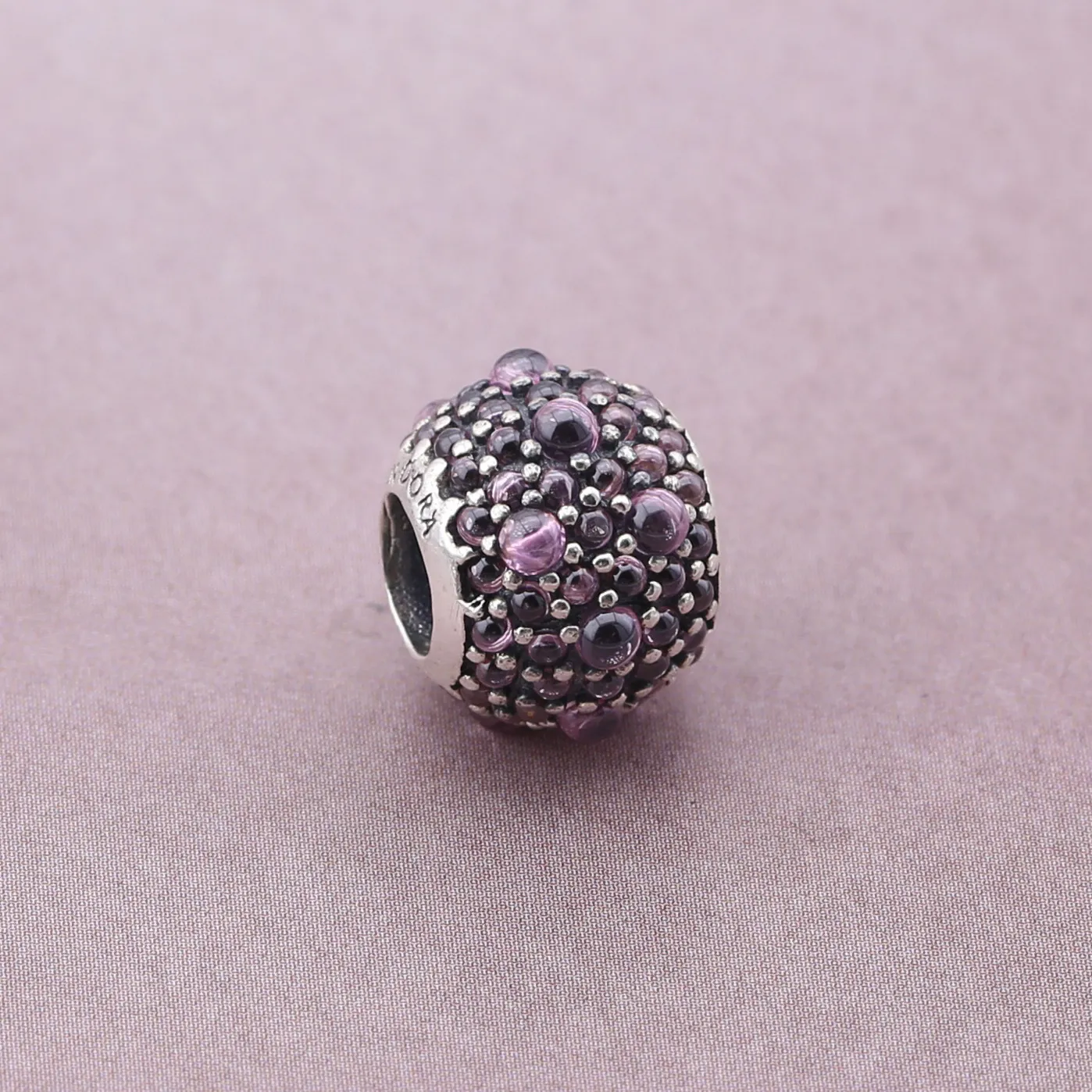 PANDORA Honeysuckle Pink Shimmering Droplets Charmora Charm - 791755HCZ