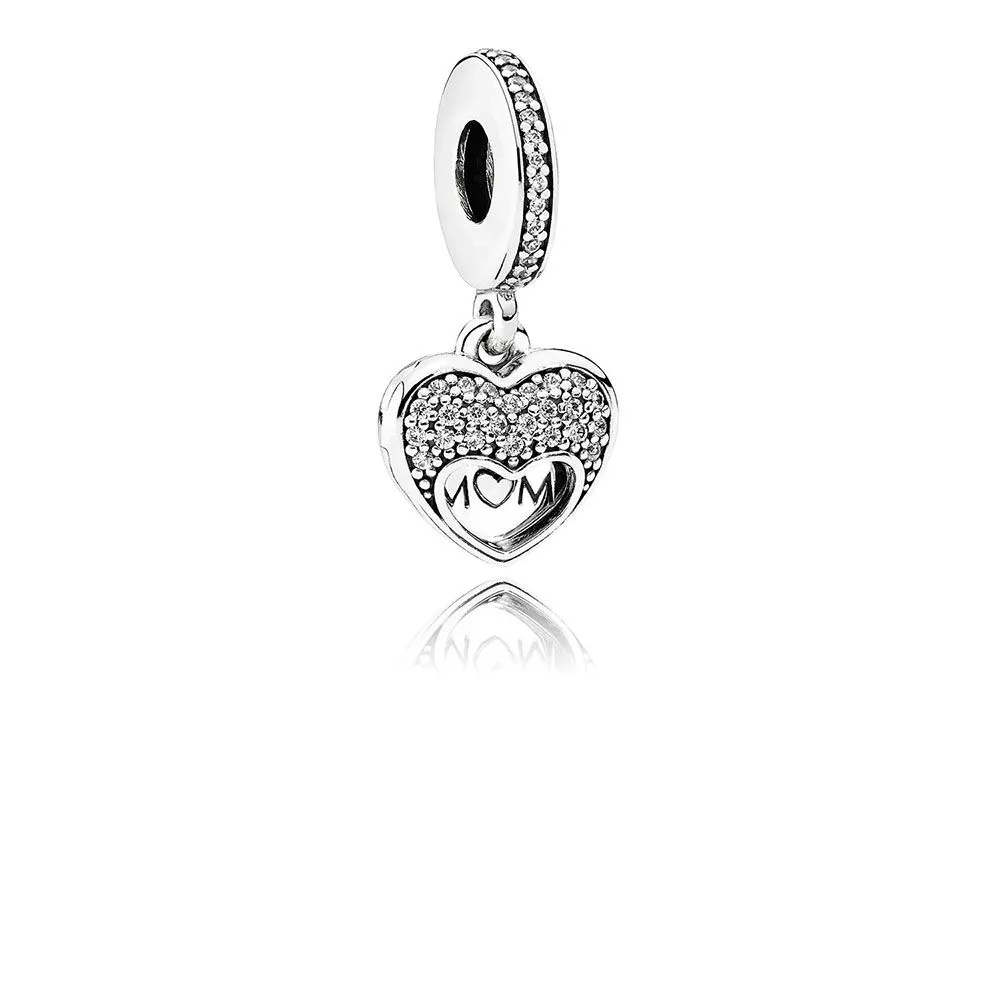 pandora i love my mom dangle charm b800517