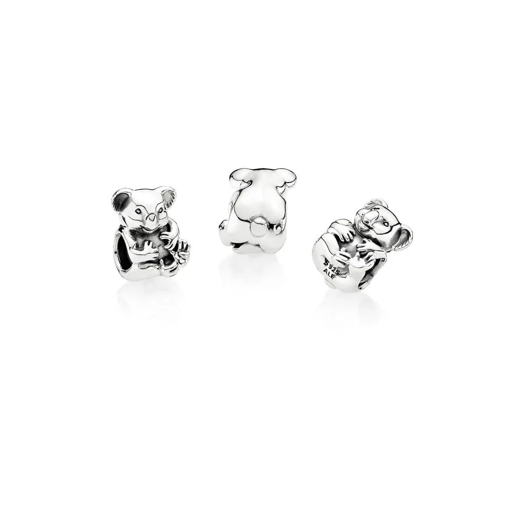 PANDORA Koala Silver Charm - 791951