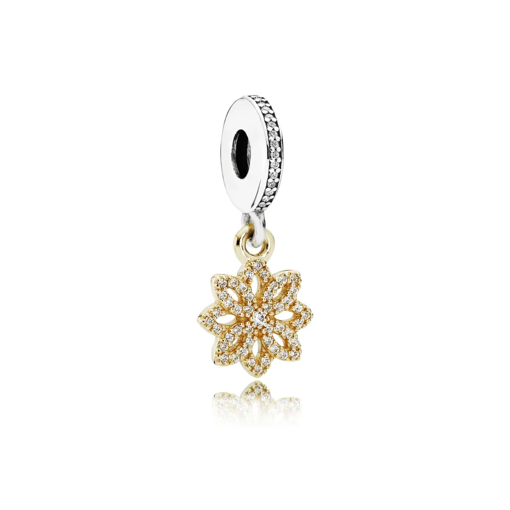 PANDORA Lace Botanique Pendant Charm - 791757CZ