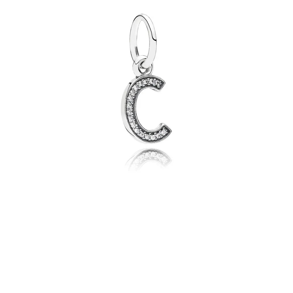 PANDORA Letter C Dangle Charm - 791315CZ