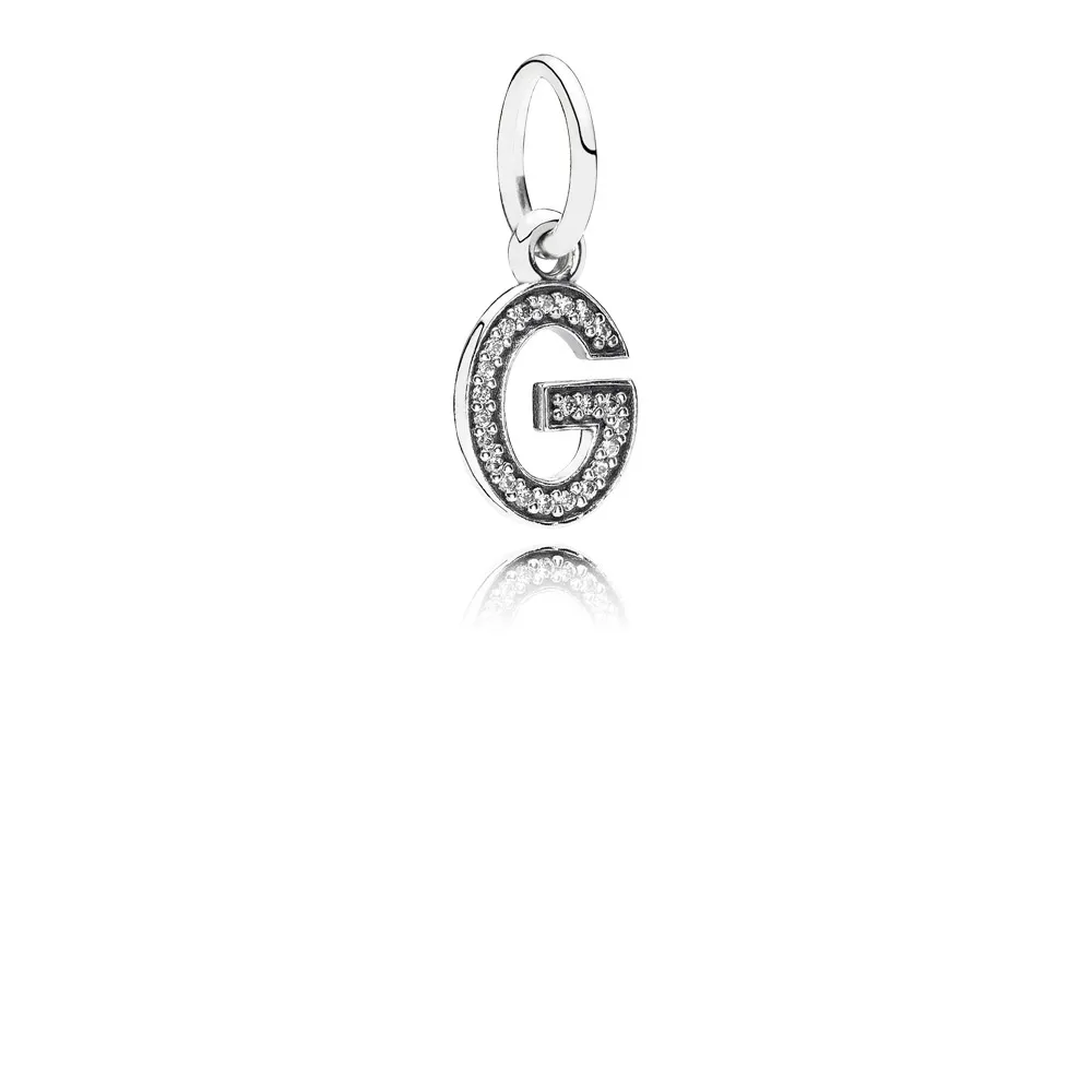 pandora letter g dangle charm 791319cz