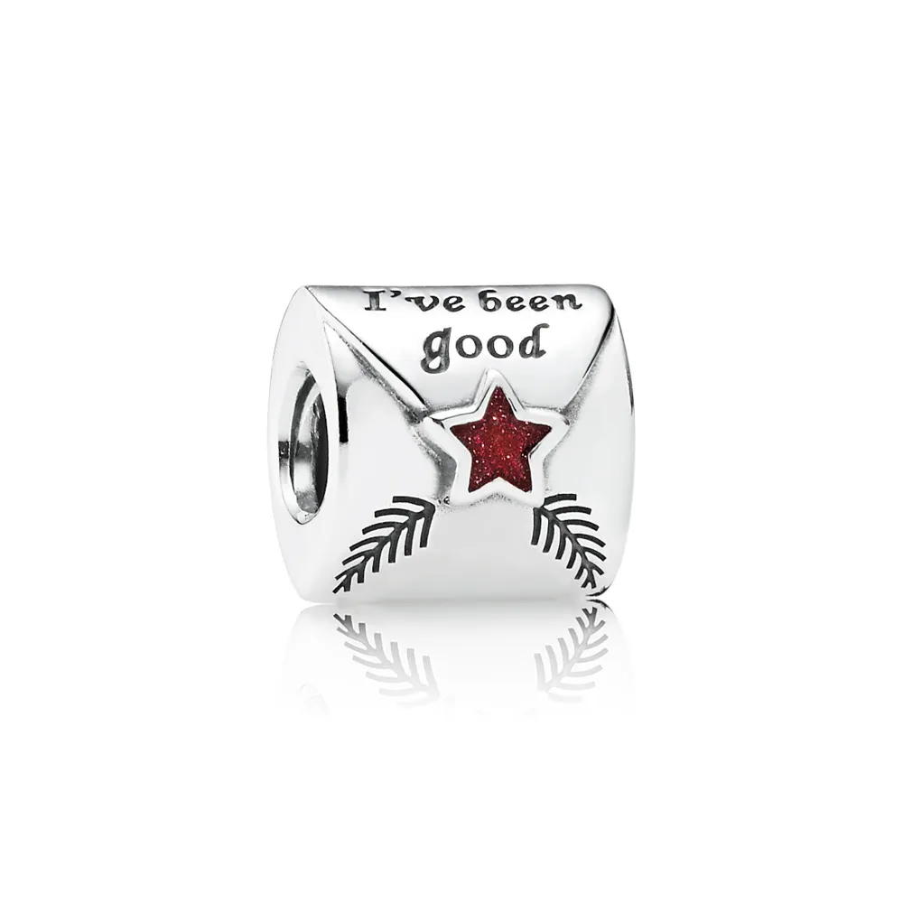 pandora letter to santa red enamel charm 791390en58